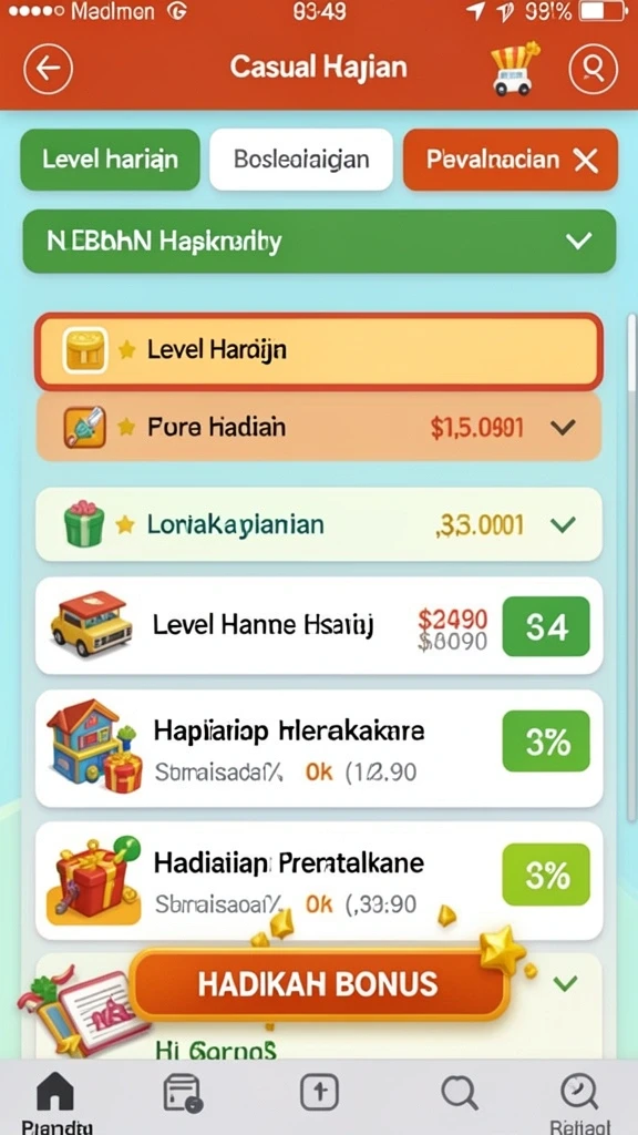 bingo101 - Screenshot menampilkan antarmuka permainan yang menarik.