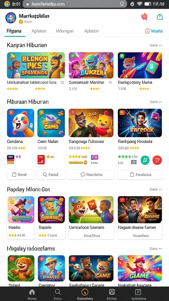 idcjoker - Tampilan awal aplikasi yang menarik dan mudah digunakan.