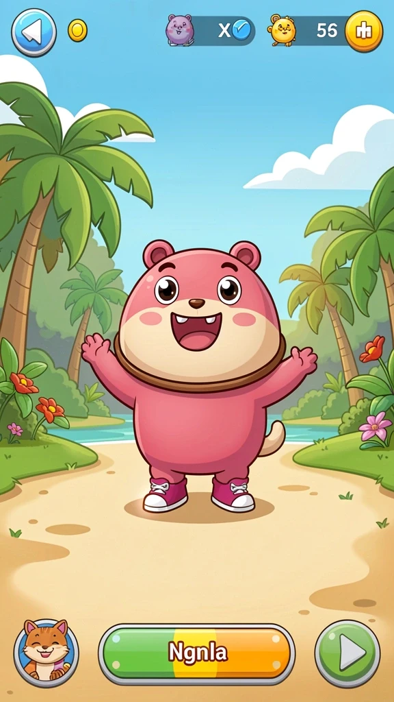 rr89 - Tampilan antarmuka game yang intuitif.