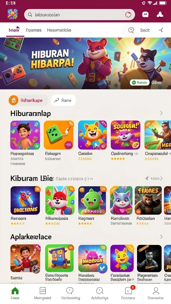 uh77 - Karakter unik yang dapat Anda pilih dan kustomisasi.